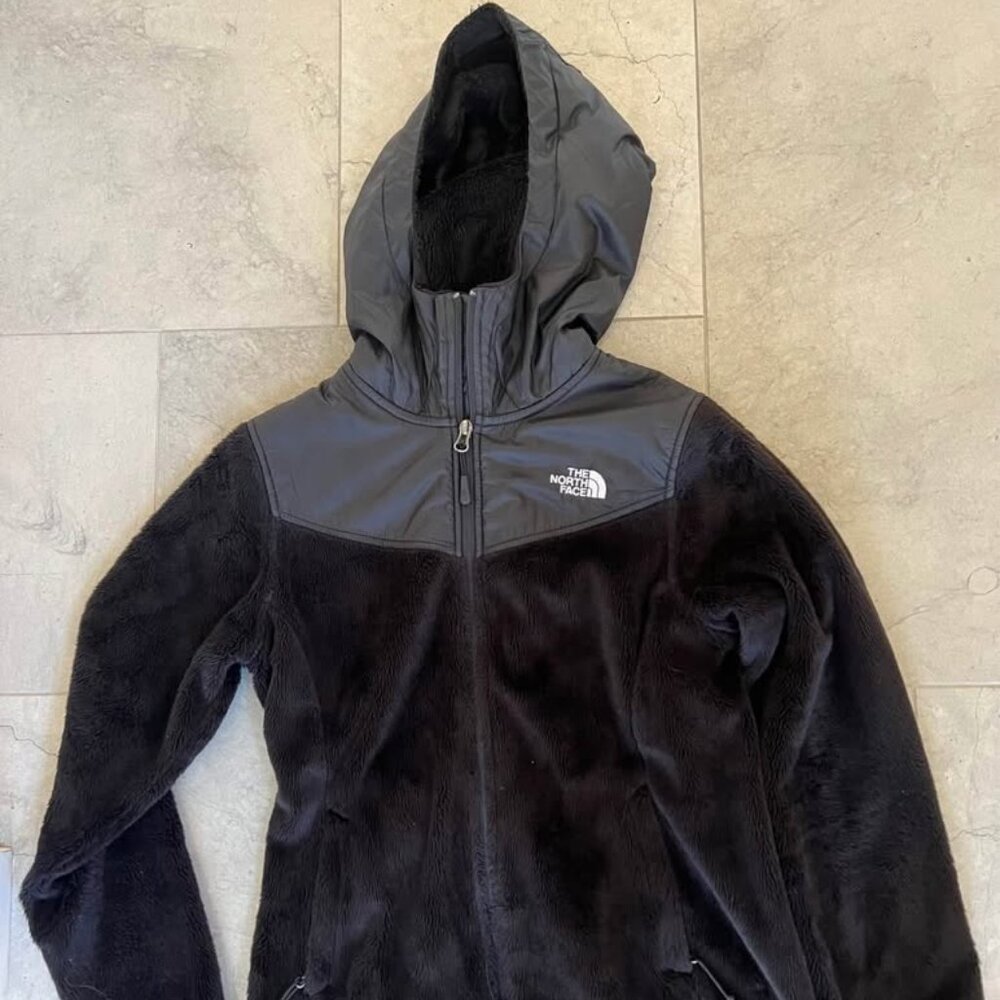 The North Face Jacket Womens Osito Full Zip Hooded - SMALL